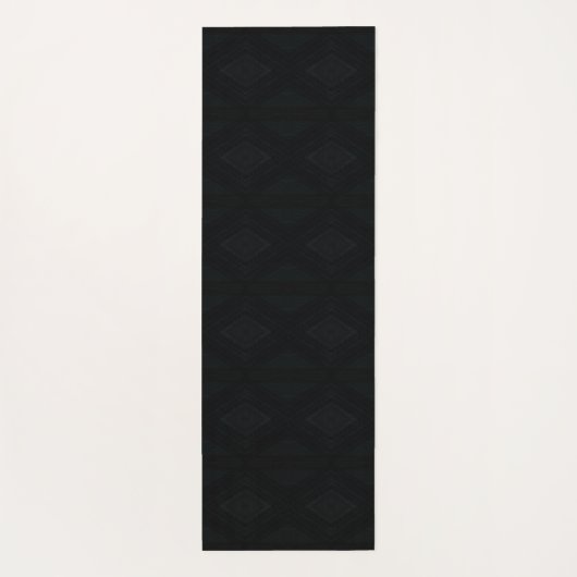 Annahme | Dunkle Abstrakte Textur Yogamatte (Rückseite)