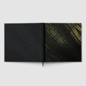 Annahme | Dunkle eklektische Textur Gästebuch (Voll)