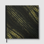 Annahme | Dunkle eklektische Textur Gästebuch (Vorderseite)
