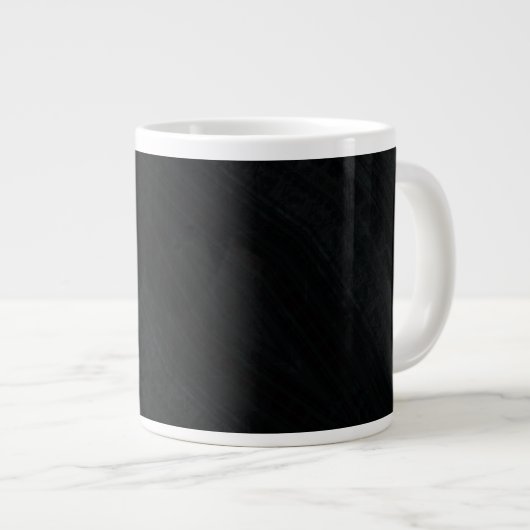Annahme | Dunkle eklektische Textur Jumbo-Tasse (Vorderseite Rechts)