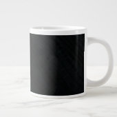Annahme | Dunkle eklektische Textur Jumbo-Tasse (Rechts)
