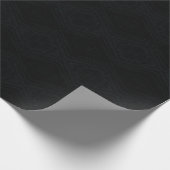Annahme | dunkle geometrische Textur Geschenkpapier (Ecke)