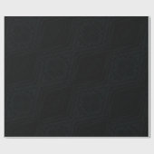 Annahme | dunkle geometrische Textur Geschenkpapier (Flach)