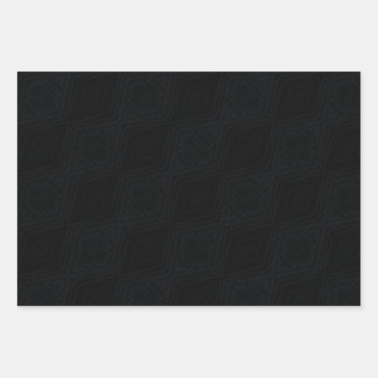 Annahme | dunkle geometrische Textur Geschenkpapier Set (Vorderseite 3)