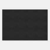 Annahme | dunkle geometrische Textur Geschenkpapier Set (Vorderseite 2)