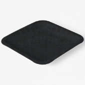 Annahme | dunkle geometrische Textur Pappteller (Gewinkelt)