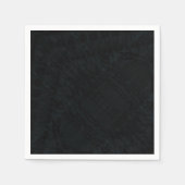 Annahme | dunkle geometrische Textur Serviette (Vorderseite)