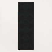 Annahme | dunkle geometrische Textur Yogamatte (Rückseite)