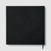 Annahme | Dunkle Gothic Textur Gästebuch (Rückseite)