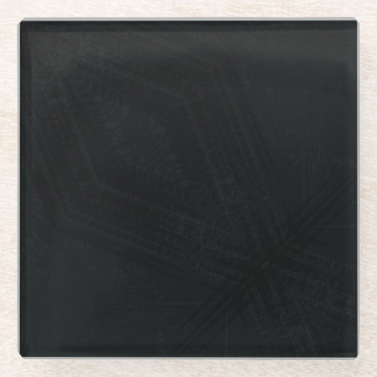 Annahme | Dunkle Gothic Textur Glasuntersetzer (Vorderseite)