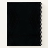 Annahme | Dunkle Gothic Textur Notizblock (Rückseite)