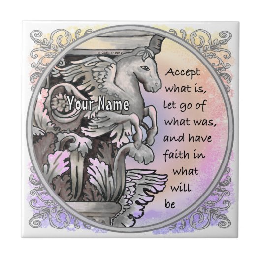 Annahme Fliese (Vorderseite)