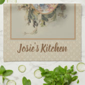 Annahme gesegnete Jungfrau Mary mit Blumen Geschirrtuch (Gefaltet)