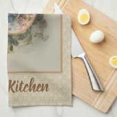 Annahme gesegnete Jungfrau Mary mit Blumen Geschirrtuch (Viertel Falte)