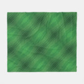 Annahme | Green Eclectic Boho Muster Fleecedecke (Vorderseite (Horizontal))