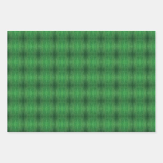 Annahme | Green Eclectic Boho Muster Geschenkpapier Set (Vorderseite 3)