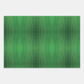 Annahme | Green Eclectic Boho Muster Geschenkpapier Set (Vorderseite)