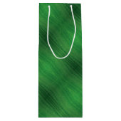 Annahme | Green Eclectic Boho Muster Geschenktüte Für Weinflaschen (Vorderseite)