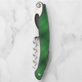 Annahme | Green Eclectic Boho Muster Kellnermesser (Vorderseite)