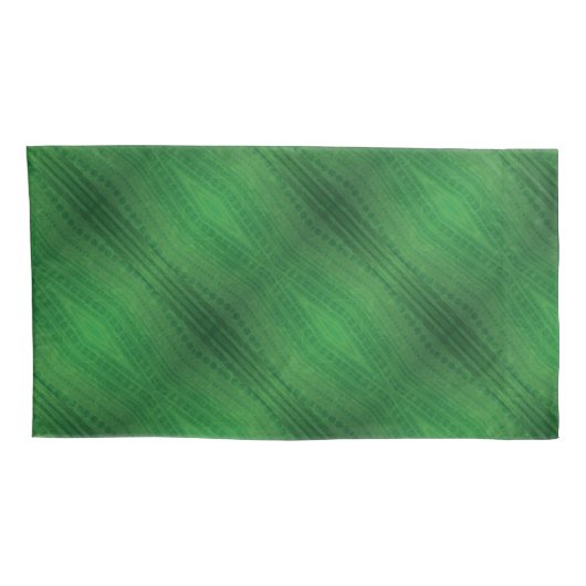 Annahme | Green Eclectic Boho Muster Kissenbezug (Rückseite-Rechts)