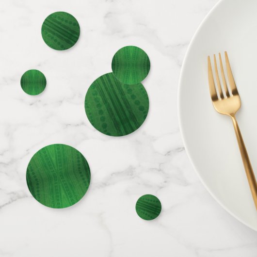 Annahme | Green Eclectic Boho Muster Konfetti (Gruppe)