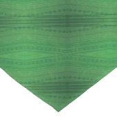 Annahme | Green Eclectic Boho Muster Kurzer Tischläufer (Ecke)