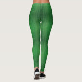 Annahme | Green Eclectic Boho Muster Leggings (Rückseite)