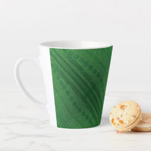 Annahme   Green Eclectic Boho Muster Milchtasse