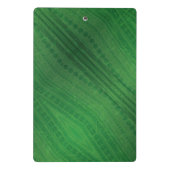 Annahme | Green Eclectic Boho Muster Mini Klemmbrett (Rückseite)