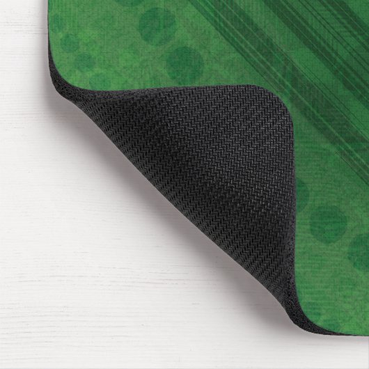 Annahme | Green Eclectic Boho Muster Mousepad (Ecke)