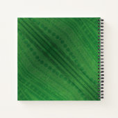 Annahme | Green Eclectic Boho Muster Notizblock (Rückseite)