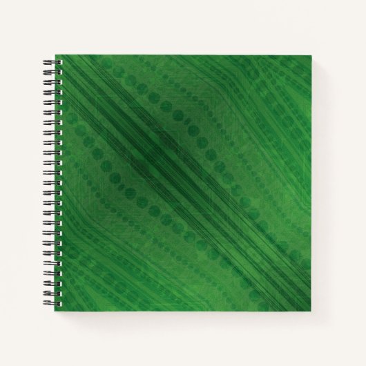 Annahme | Green Eclectic Boho Muster Notizblock (Vorderseite)