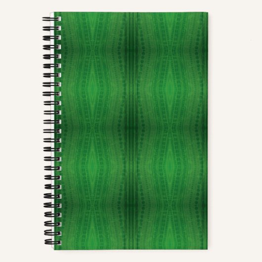 Annahme | Green Eclectic Boho Muster Notizblock (Vorderseite)