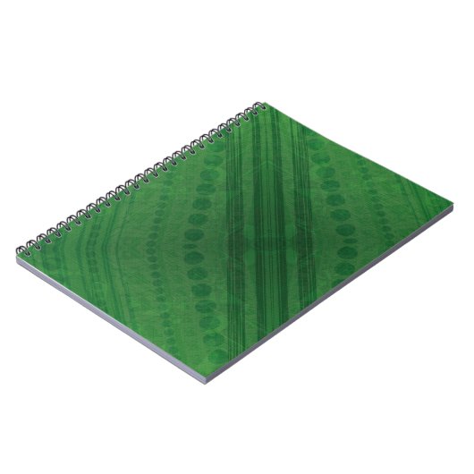 Annahme | Green Eclectic Boho Muster Notizblock (Linke Seite)