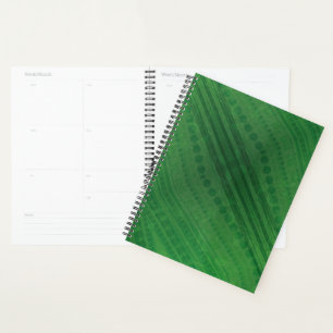 Annahme   Green Eclectic Boho Muster Planer