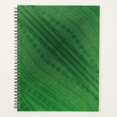 Annahme | Green Eclectic Boho Muster Planer (Vorderseite)