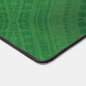 Annahme | Green Eclectic Boho Muster Schreibtischunterlage (Ecke)