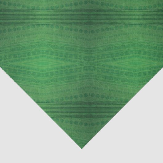 Annahme | Green Eclectic Boho Muster Seidenpapier (Ausschnitt)