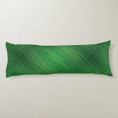 Annahme | Green Eclectic Boho Muster Seitenschläferkissen (Rückseite)