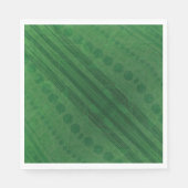 Annahme | Green Eclectic Boho Muster Serviette (Vorderseite)