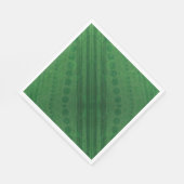 Annahme | Green Eclectic Boho Muster Serviette (Ecke)