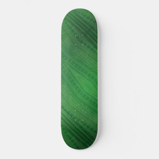 Annahme | Green Eclectic Boho Muster Skateboard (Vorderseite)