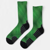Annahme | Green Eclectic Boho Muster Socken (Links)