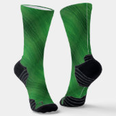 Annahme | Green Eclectic Boho Muster Socken (Gewinkelt)