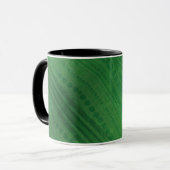 Annahme | Green Eclectic Boho Muster Tasse (Vorderseite Links)