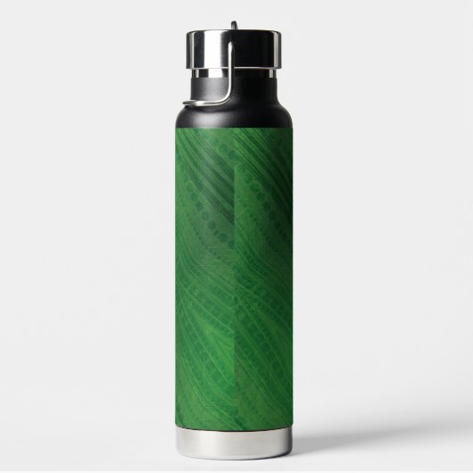 Annahme | Green Eclectic Boho Muster Trinkflasche (rechts)