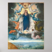 Annahme Jungfrau - Michel Sittow Kunstposter Poster (Vorne)