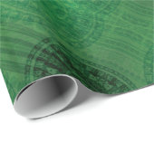 Annahme | Medaillen für grüne Meditation Geschenkpapier (Rolleneckpunkt)