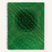 Annahme | Medaillen für grüne Meditation Notizblock (Vorderseite)