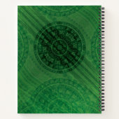 Annahme | Medaillen für grüne Meditation Notizblock (Rückseite)